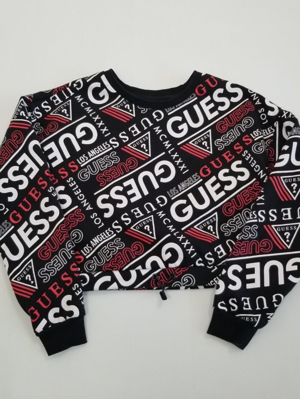 Guess Cropped Sweatshirt Small